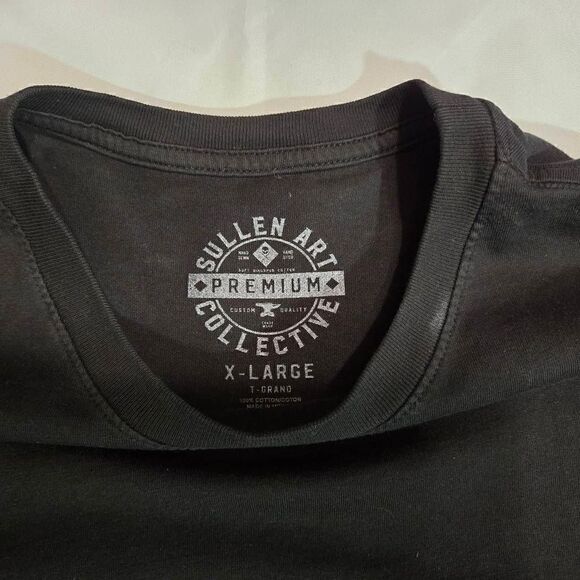 CHRISTIAN NODAL SULLEN ART CONCERT TOUR SHIRT MEXICAN SINGER BLACK SHIRT MENS XL - Picture 3 of 6